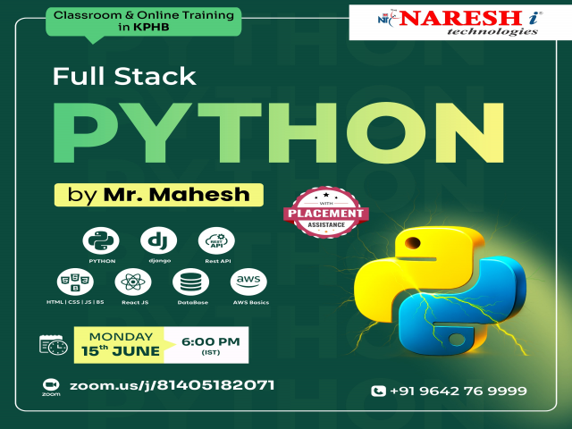 Start your career in Full Stack Python Development