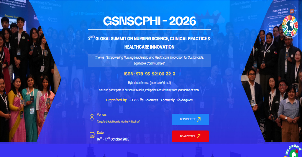 2nd Global Summit on Nursing Science, Clinical Practice & Healthcare Innovation
