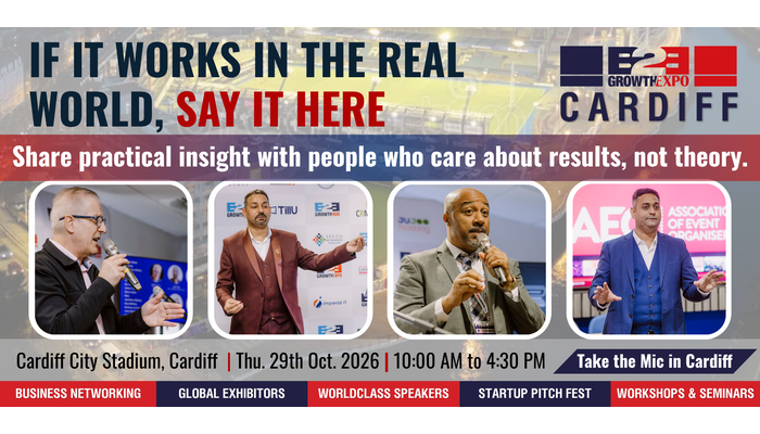 Cardiff B2B Growth Expo 2026 | Become a Speaker At Premier B2B Show