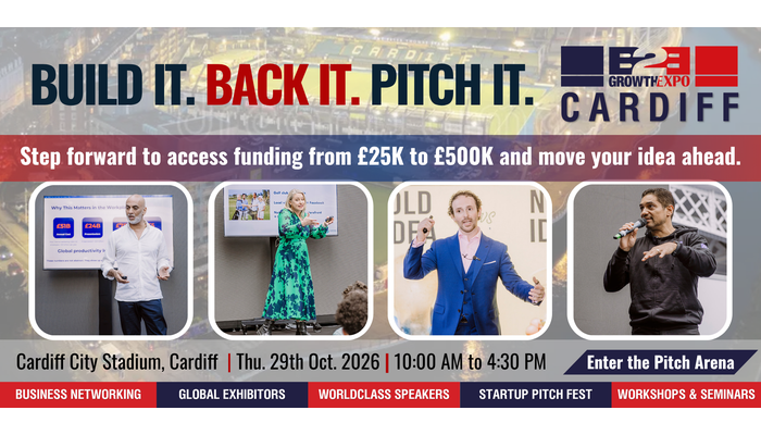 Cardiff B2B Growth Expo 2026 | Join us for  Investment Pitch Fest