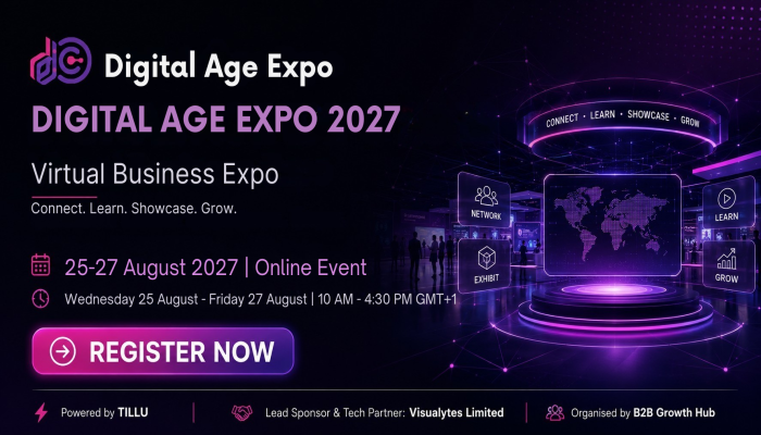 Digital Age Expo 25th - 27th August 2027 | Virtual Event