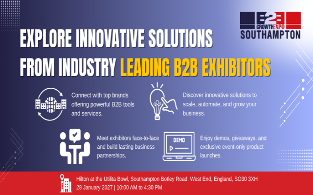 Southampton B2B Growth Expo 2027 | Book Your Stand At Premier B2B Show