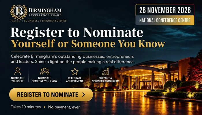 Birmingham Excellence Awards | Register Your Interest to Nominate
