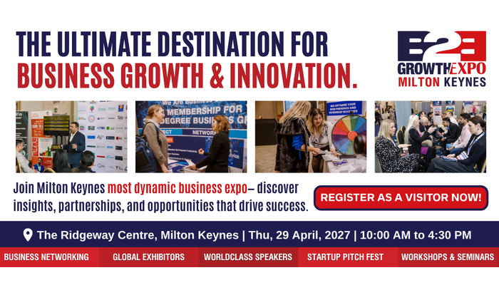 Milton Keynes B2B Growth Expo 2027 | Book Your Visitors Ticket Now